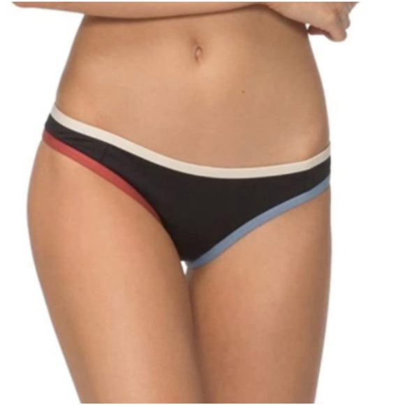 TAVIK Bikini Set Jett Top Jayden Bottom ColorBlock Black Swim Large NWT - Picture 5 of 14